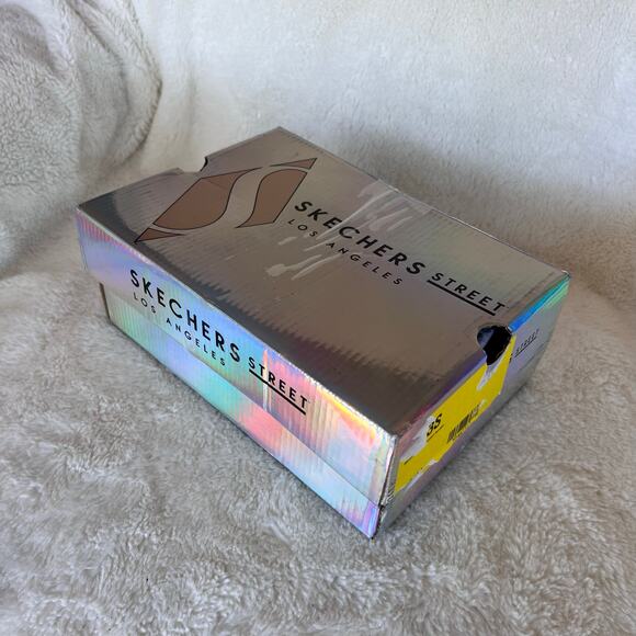 Skechers Girls Street Elevated Sneaker Rose Metallic Size 11.5 New In Box - Picture 3 of 6